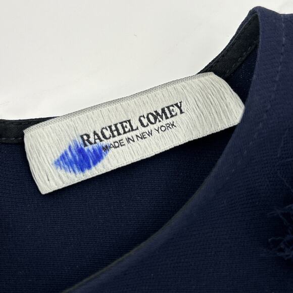 Rachel Comey Relict Mini Dress Size 4 Navy Designer Made in NYC Minimalist - Picture 8 of 11